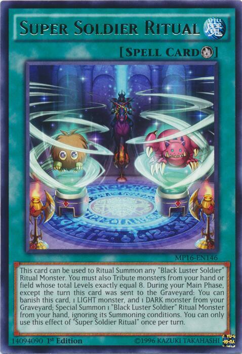 Super Soldier Ritual MP16-EN146 card from 2016 Mega-Tins Mega Pack