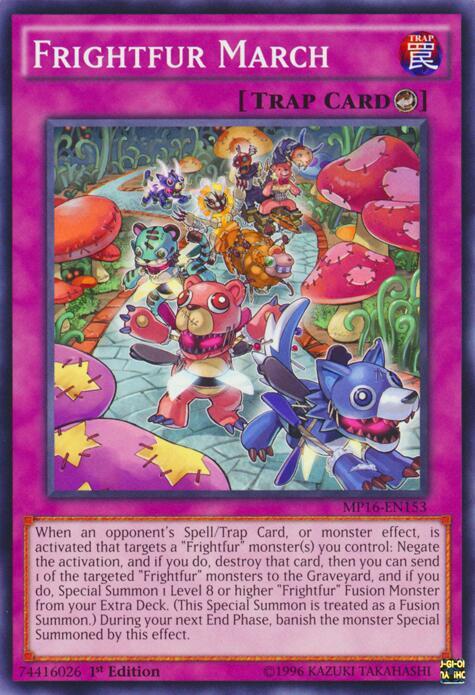 Frightfur March MP16-EN153 card from 2016 Mega-Tins Mega Pack