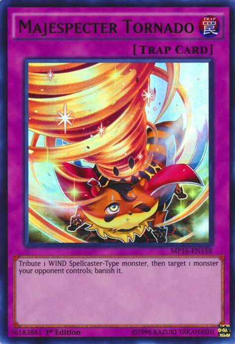Majespecter Tornado MP16-EN158 card from 2016 Mega-Tins Mega Pack