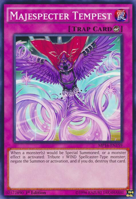 Majespecter Tempest MP16-EN159 card from 2016 Mega-Tins Mega Pack