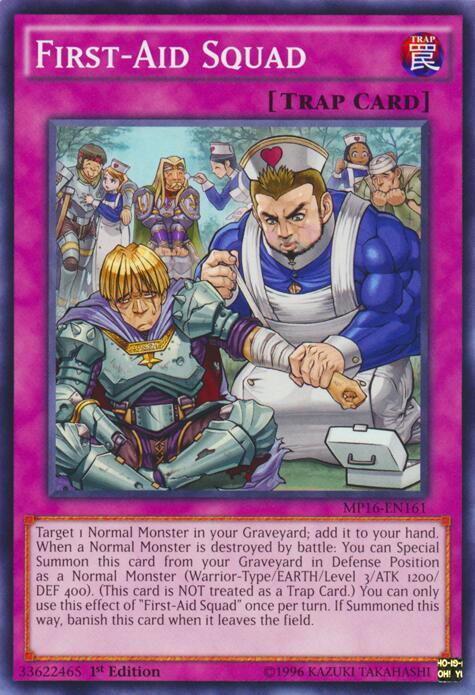 First-Aid Squad MP16-EN161 card from 2016 Mega-Tins Mega Pack