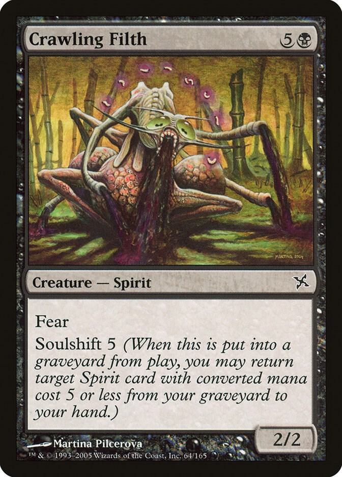 Crawling Filth 64 card from Betrayers of Kamigawa