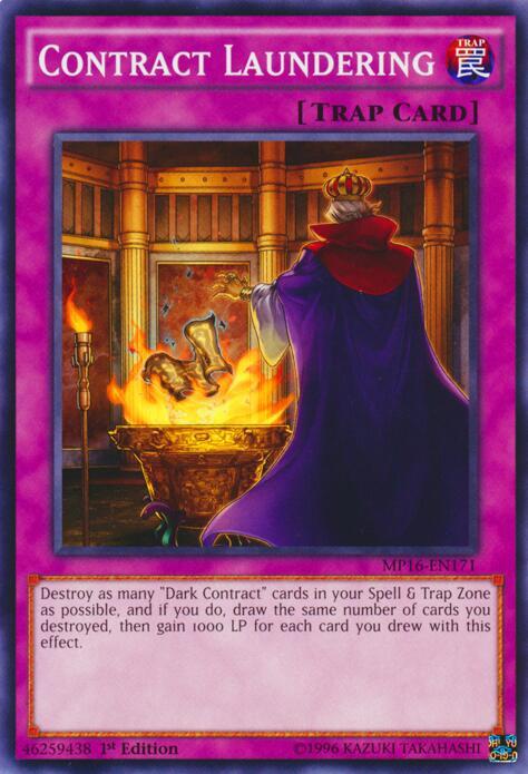 Contract Laundering MP16-EN171 card from 2016 Mega-Tins Mega Pack