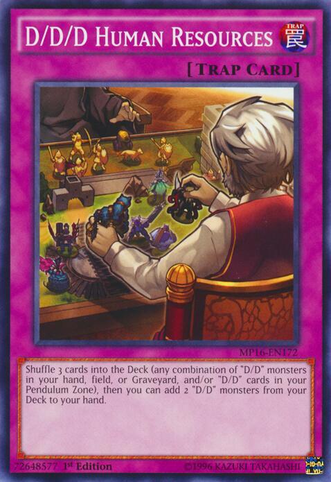 D/D/D Human Resources MP16-EN172 card from 2016 Mega-Tins Mega Pack