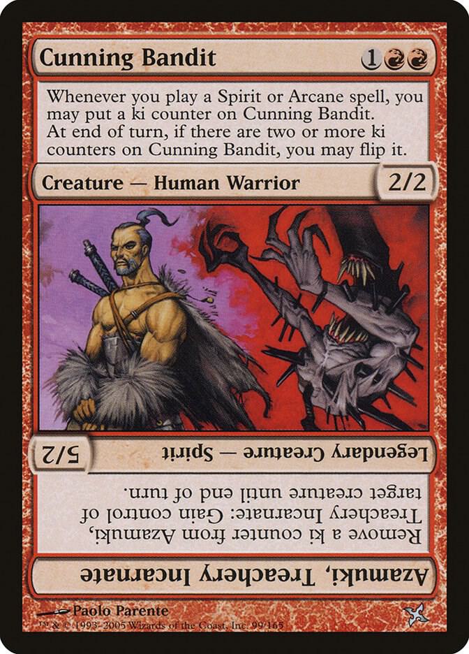 Cunning Bandit 99 card from Betrayers of Kamigawa
