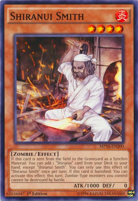 Shiranui Smith MP16-EN200 card from 2016 Mega-Tins Mega Pack