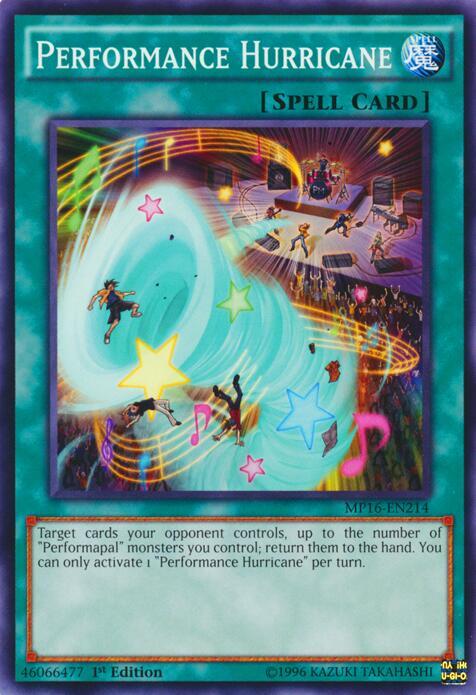 Performance Hurricane MP16-EN214 card from 2016 Mega-Tins Mega Pack