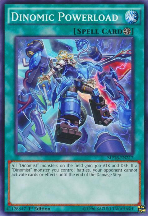 Dinomic Powerload MP16-EN217 card from 2016 Mega-Tins Mega Pack