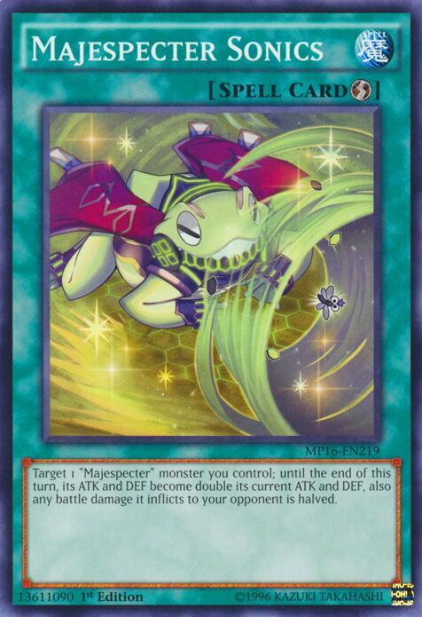 Majespecter Sonics MP16-EN219 card from 2016 Mega-Tins Mega Pack
