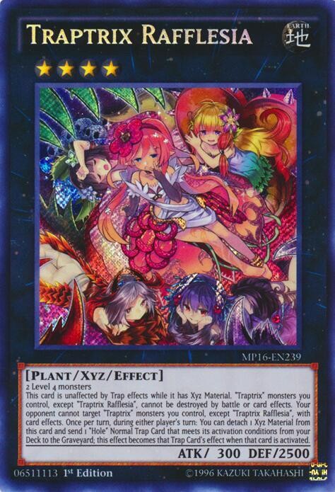Traptrix Rafflesia MP16-EN239 card from 2016 Mega-Tins Mega Pack