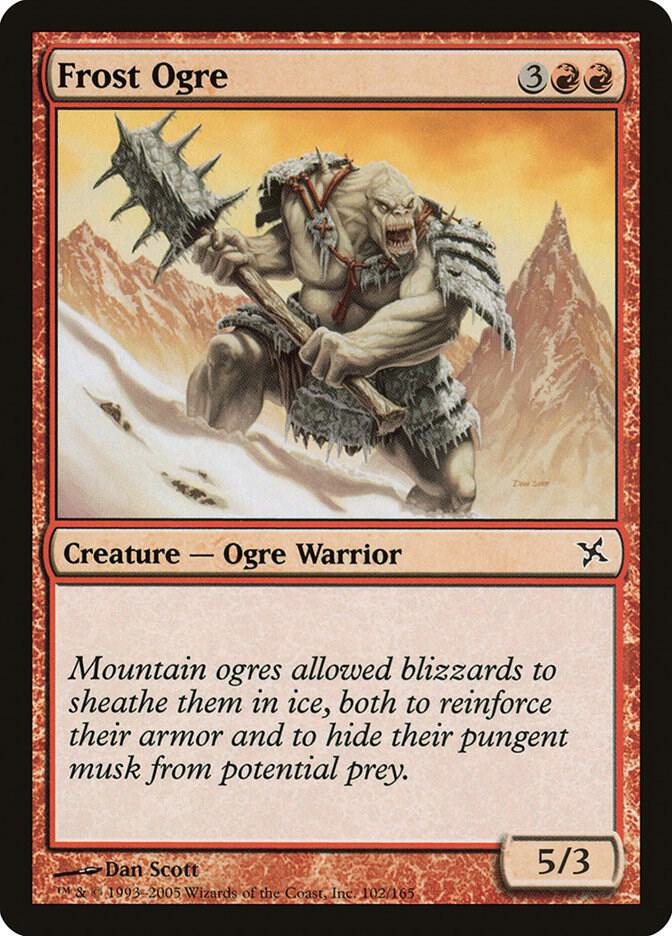 Frost Ogre 102 card from Betrayers of Kamigawa