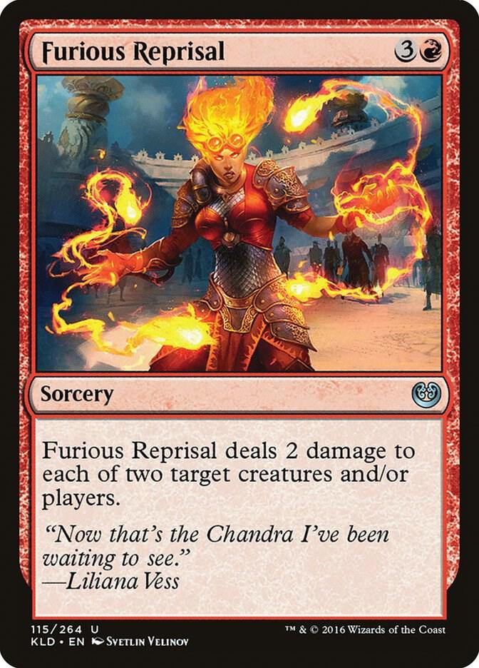 Furious Reprisal 115 card from Kaladesh