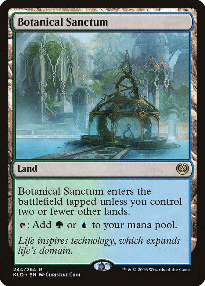 Botanical Sanctum 244 card from Kaladesh