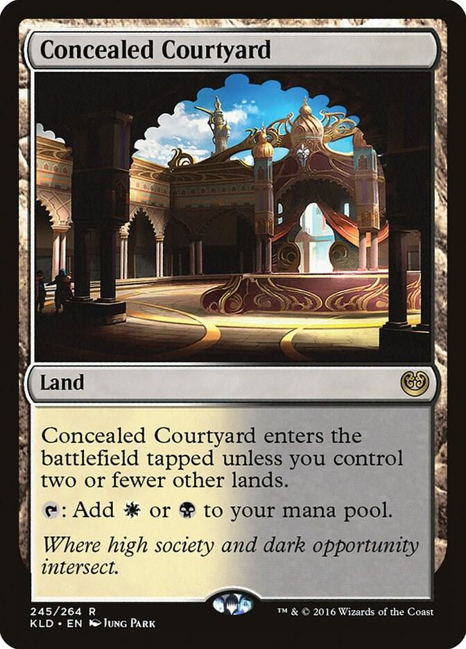 Concealed Courtyard 245 card from Kaladesh