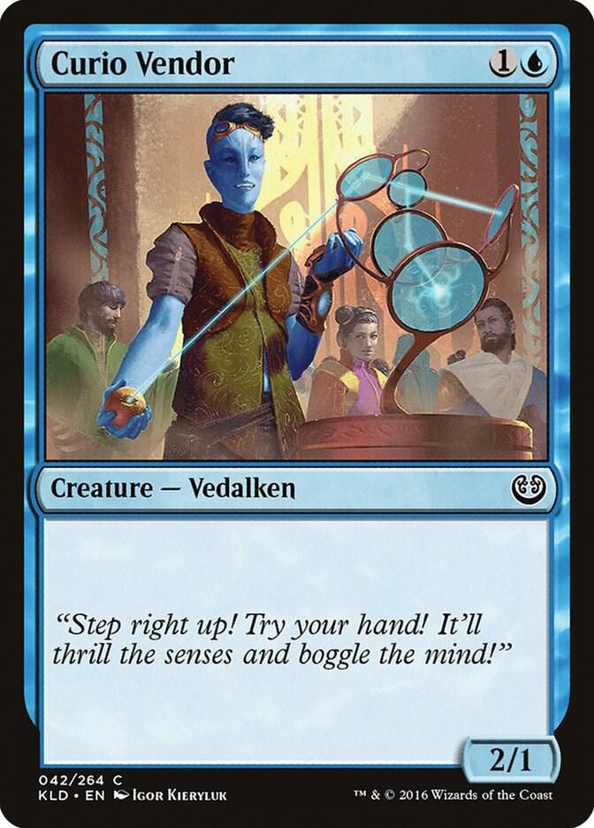 Curio Vendor 42 card from Kaladesh