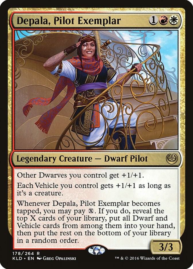 Depala, Pilot Exemplar 178 card from Kaladesh