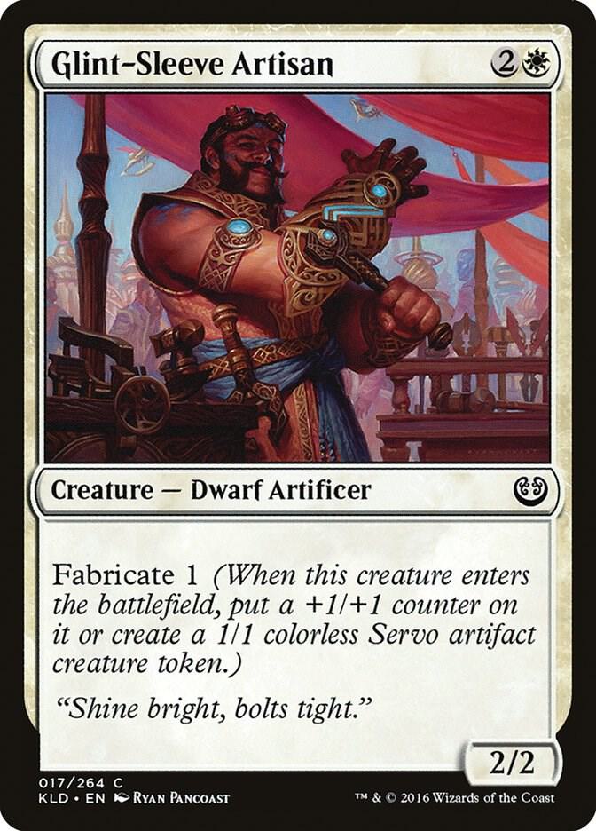Glint-Sleeve Artisan 17 card from Kaladesh