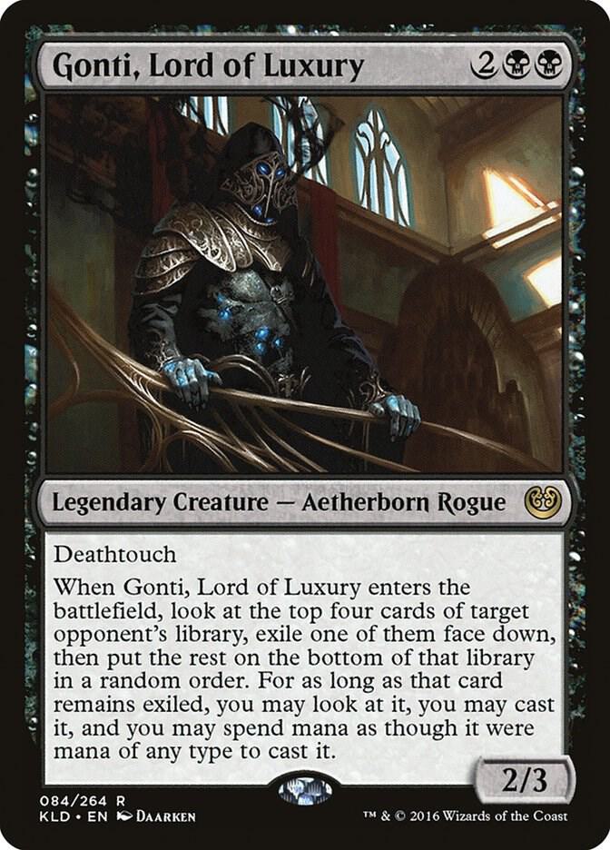 Gonti, Lord of Luxury 84 card from Kaladesh