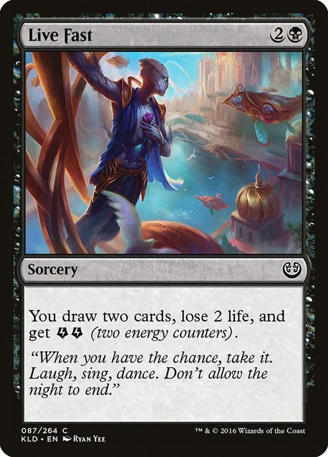 Live Fast 87 card from Kaladesh