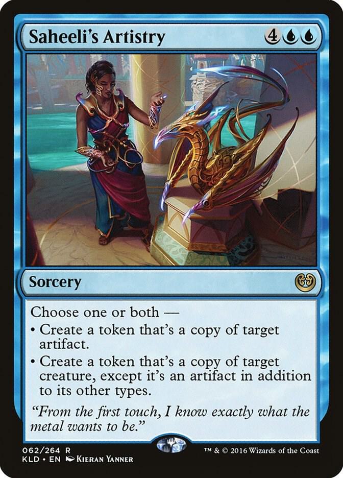 Saheeli's Artistry 62 card from Kaladesh