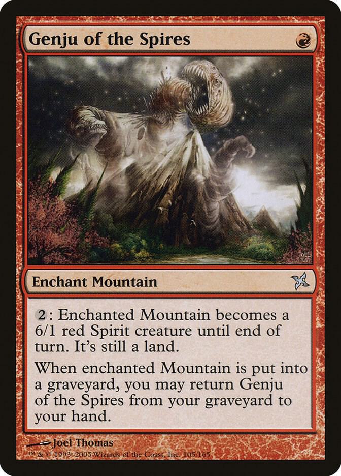 Genju of the Spires 105 card from Betrayers of Kamigawa