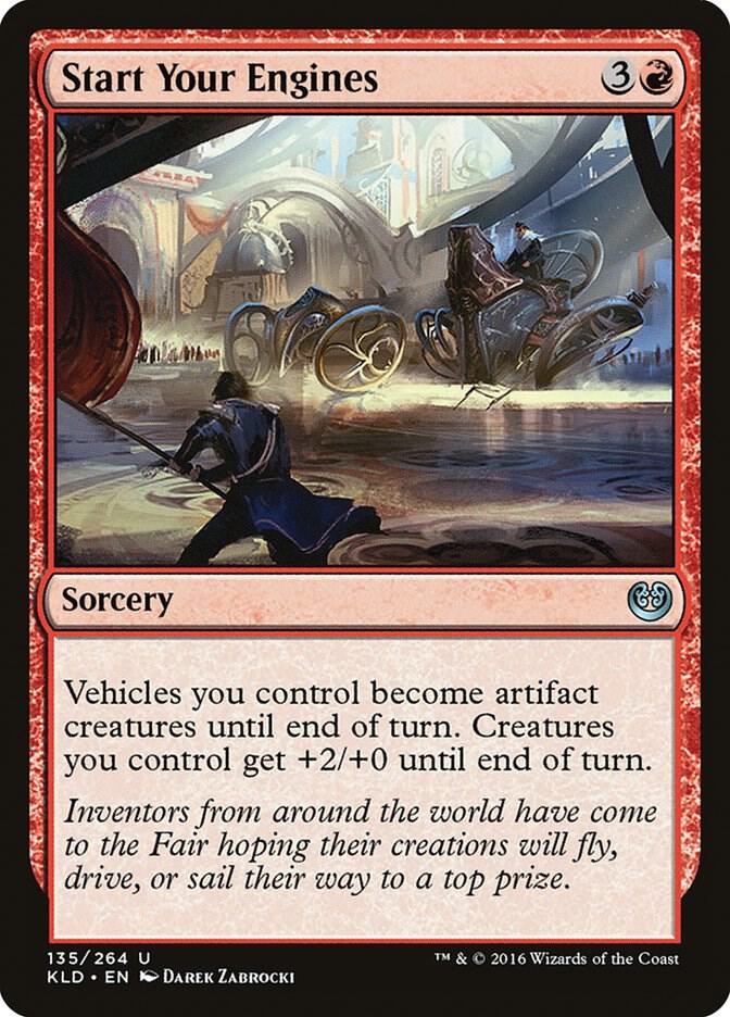 Start Your Engines 135 card from Kaladesh