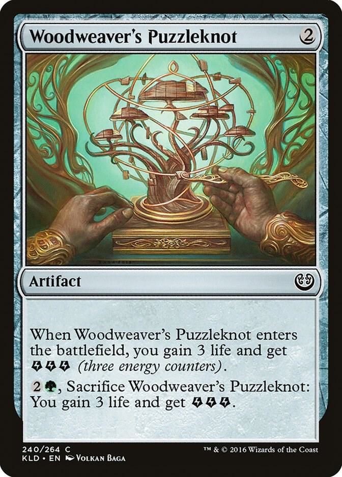 Woodweaver's Puzzleknot 240 card from Kaladesh
