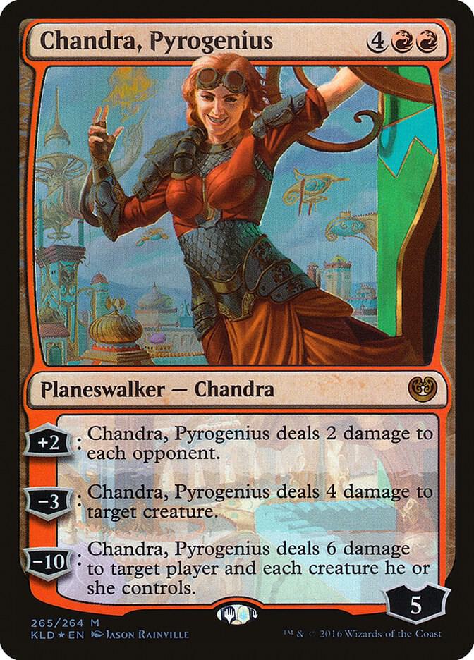 Chandra, Pyrogenius 265 card from Kaladesh