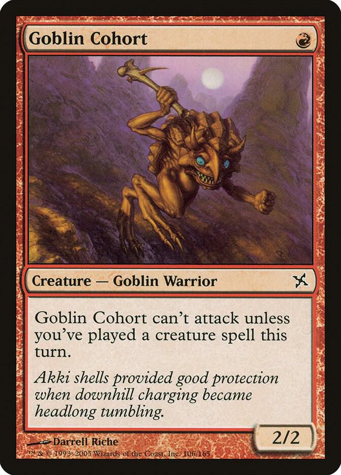 Goblin Cohort 106 card from Betrayers of Kamigawa