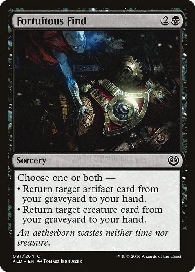 Fortuitous Find 81 card from Kaladesh