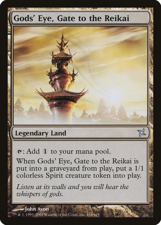 Gods' Eye, Gate to the Reikai 164 card from Betrayers of Kamigawa