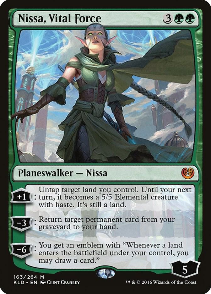 Nissa, Vital Force 163 card from Kaladesh