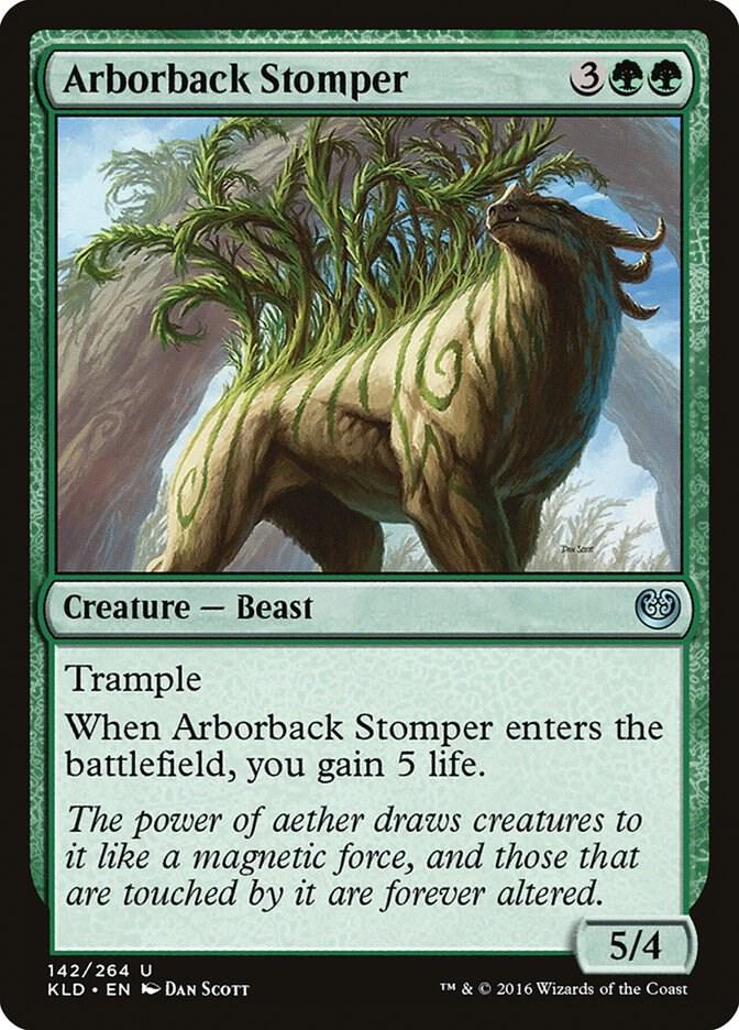 Arborback Stomper 142 card from Kaladesh