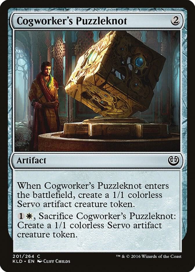 Cogworker's Puzzleknot 201 card from Kaladesh