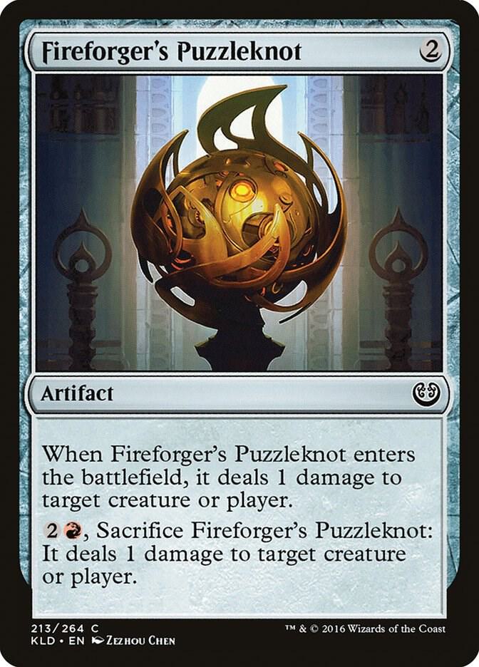 Fireforger's Puzzleknot 213 card from Kaladesh