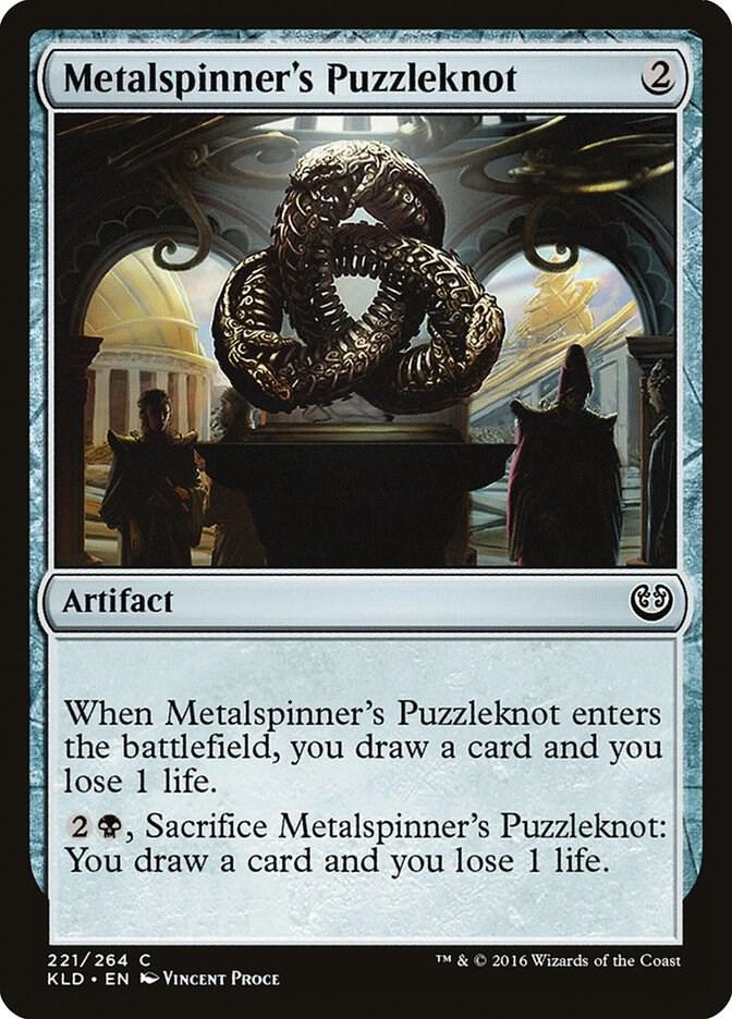 Metalspinner's Puzzleknot 221 card from Kaladesh