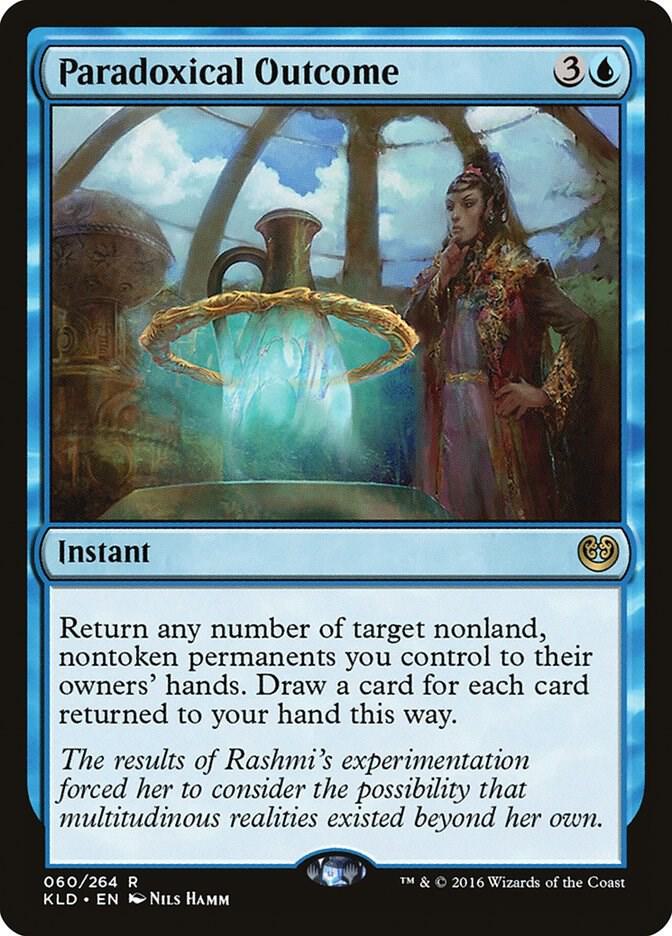 Paradoxical Outcome 60 card from Kaladesh