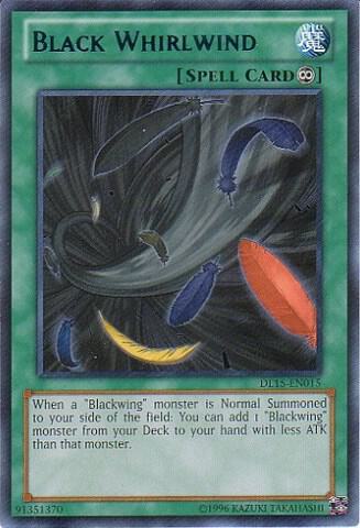 Black Whirlwind (Blue) DL15-EN015 card from Duelist League Promo