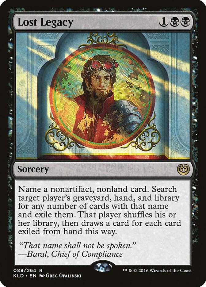 Lost Legacy 88 card from Kaladesh
