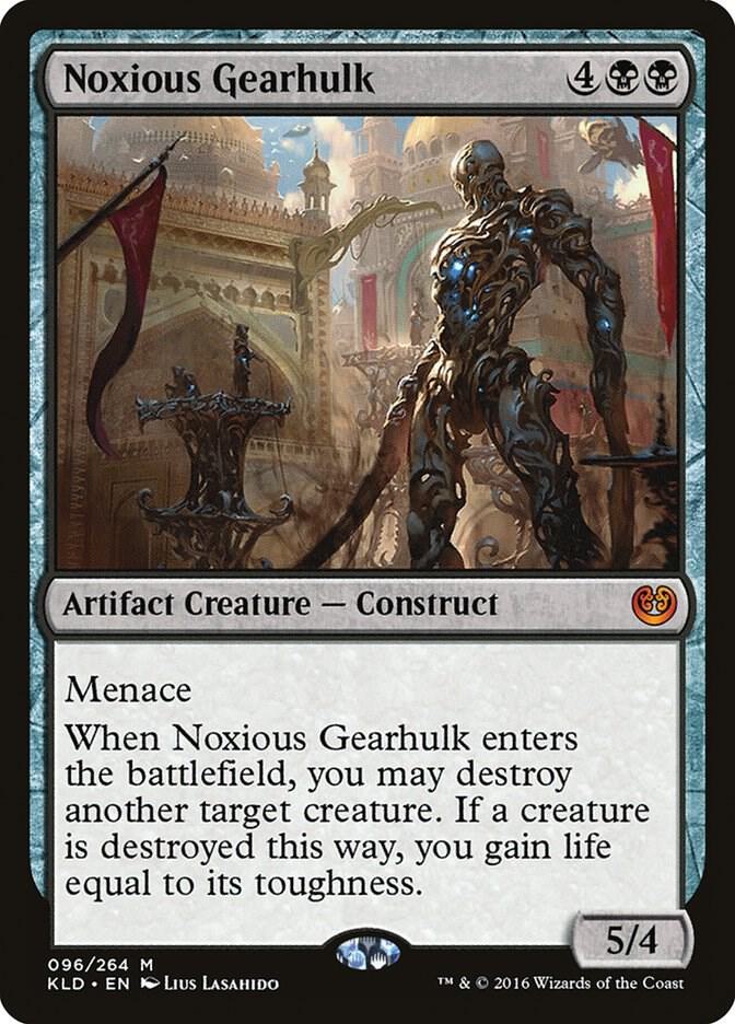 Noxious Gearhulk 96 card from Kaladesh