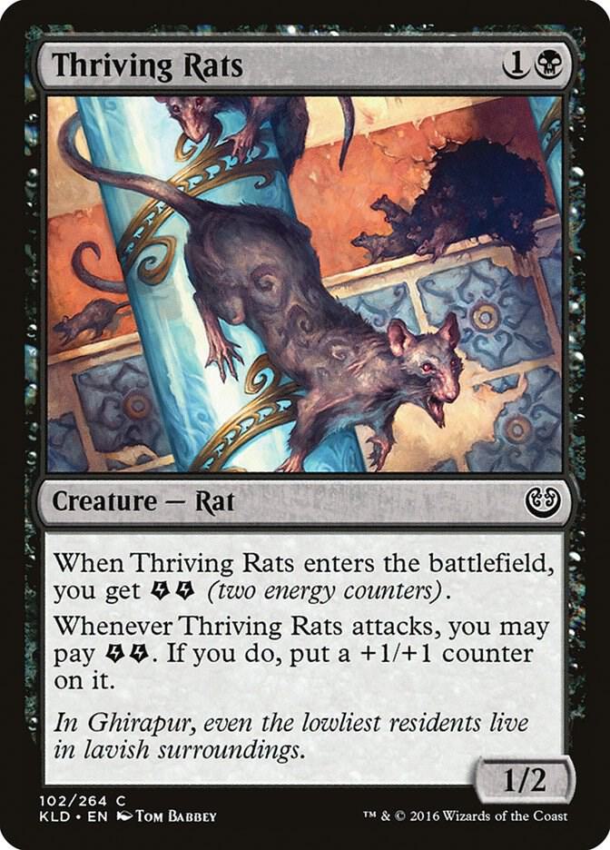 Thriving Rats 102 card from Kaladesh