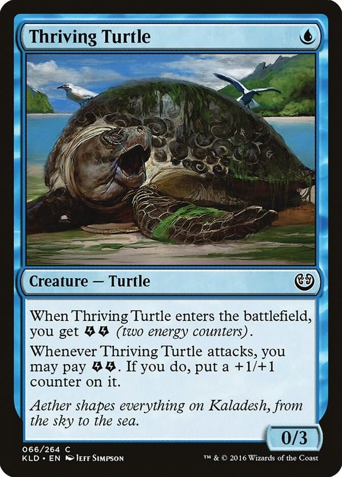 Thriving Turtle 66 card from Kaladesh