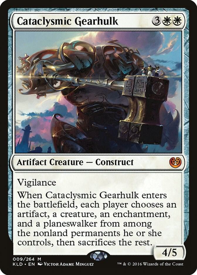 Cataclysmic Gearhulk 9 card from Kaladesh