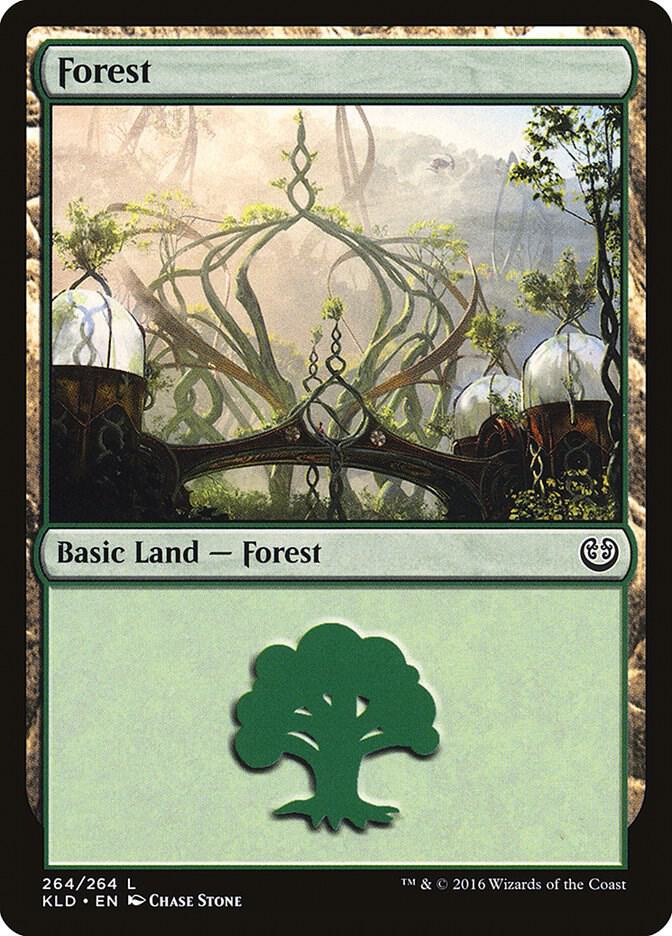 Forest 264 card from Kaladesh