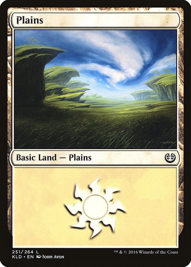 Plains 251 card from Kaladesh