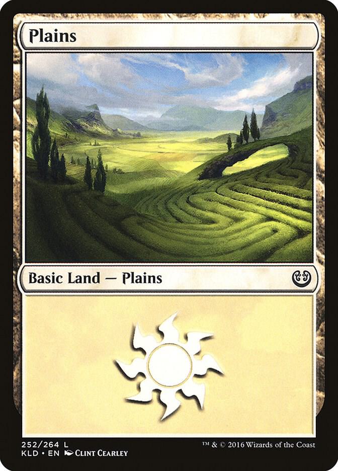 Plains 252 card from Kaladesh