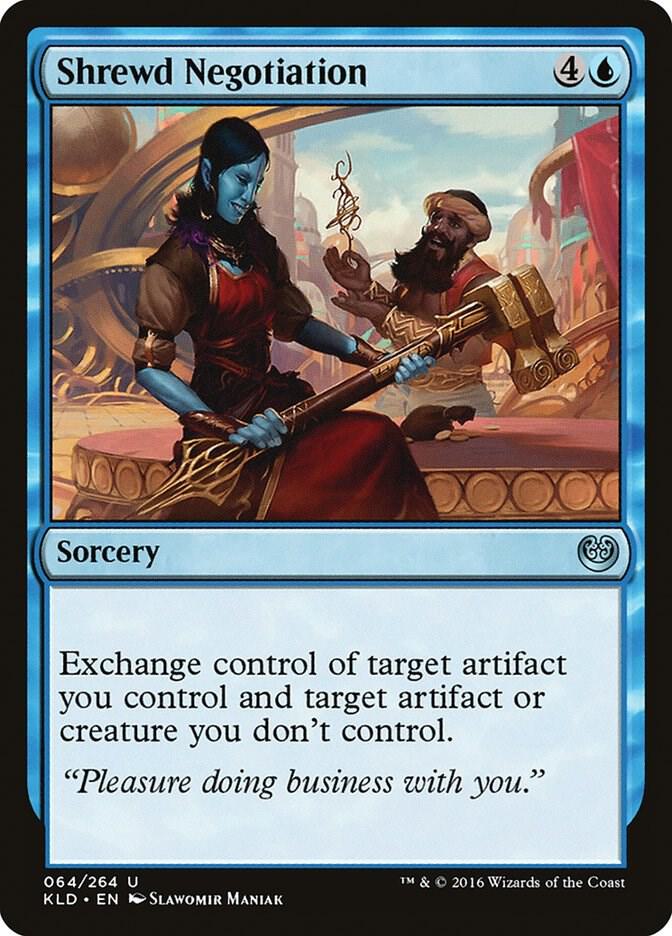 Shrewd Negotiation 64 card from Kaladesh