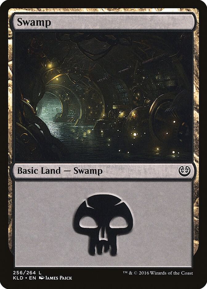 Swamp 256 card from Kaladesh