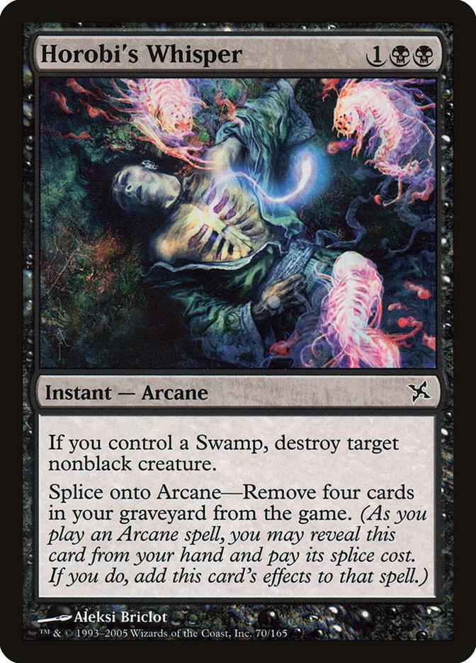 Horobi's Whisper 70 card from Betrayers of Kamigawa