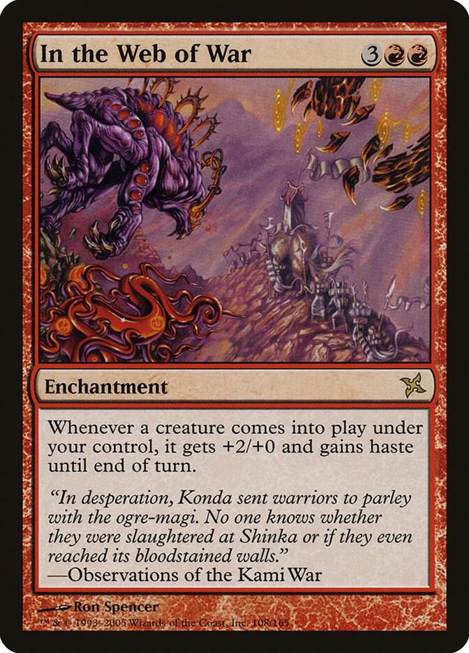 In the Web of War 108 card from Betrayers of Kamigawa